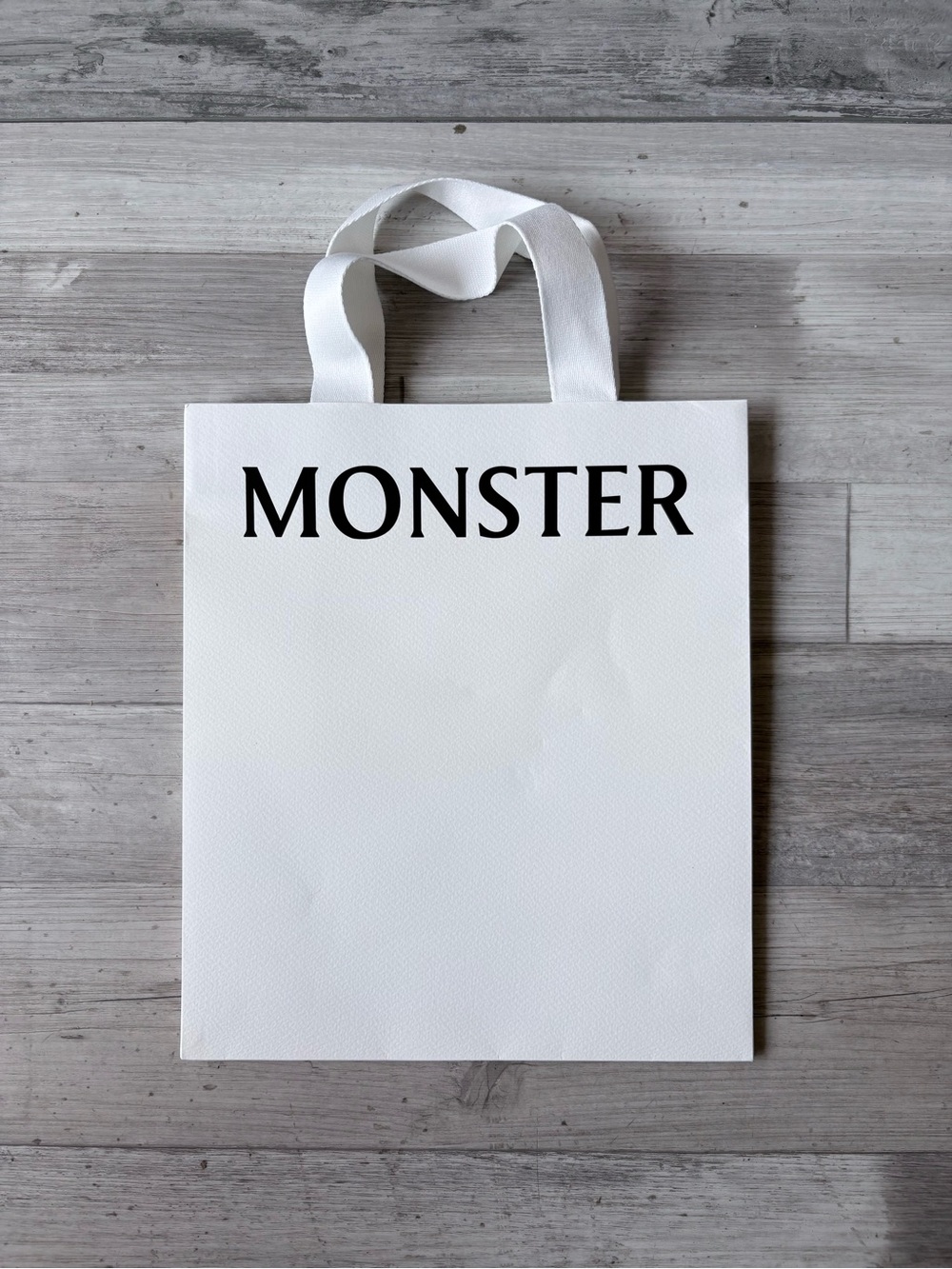 Gentle Monster White Paper Shopping Gift Bag